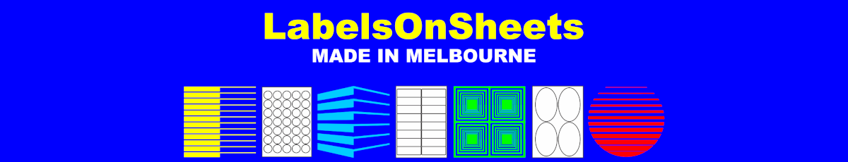 A4 Lables on Sheets made in Melbourne Australia
