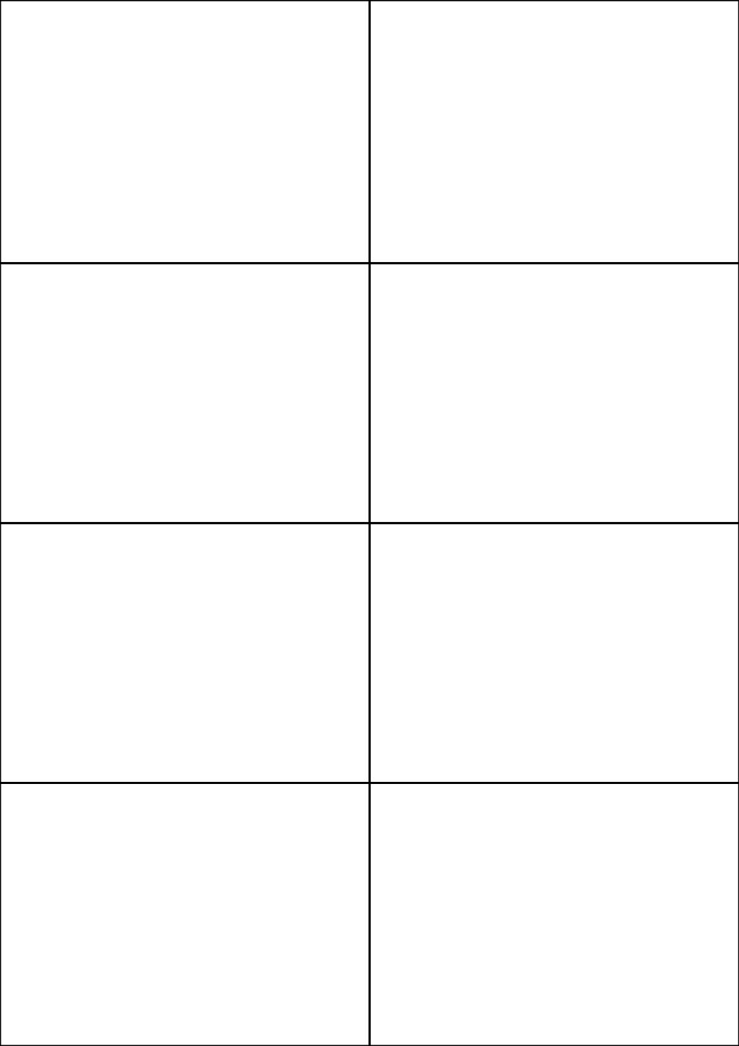 Rectangle Sticker Labels 105mm x 73.8mm
