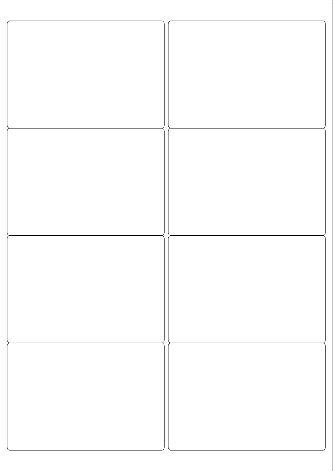 Budget Rectangle Sticker Labels 99.1mm x 67.7mm